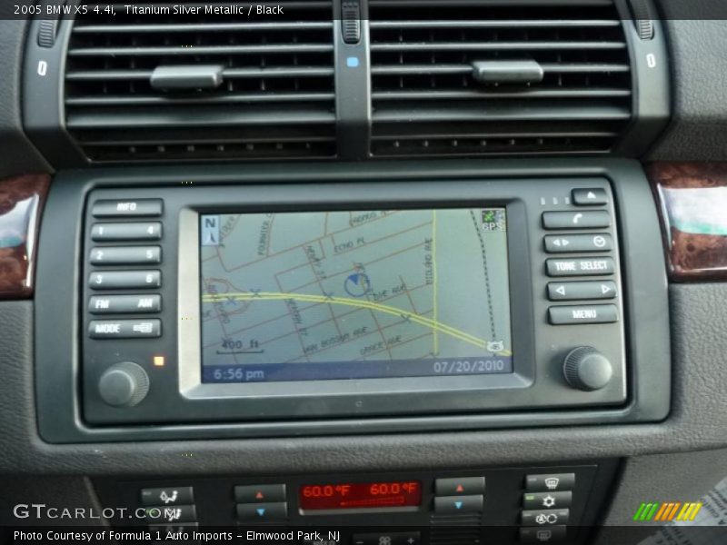 Titanium Silver Metallic / Black 2005 BMW X5 4.4i