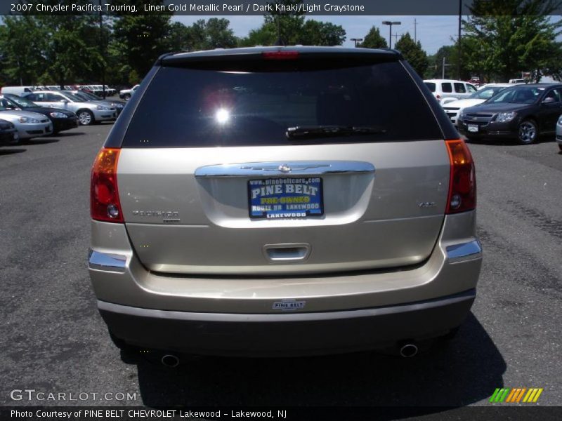 Linen Gold Metallic Pearl / Dark Khaki/Light Graystone 2007 Chrysler Pacifica Touring