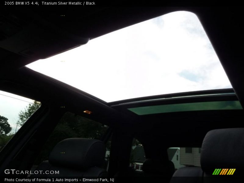 Titanium Silver Metallic / Black 2005 BMW X5 4.4i
