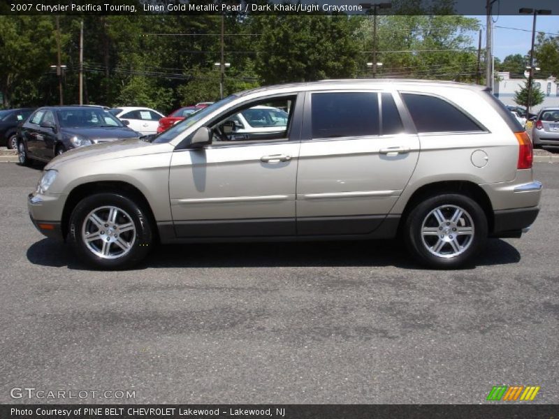 Linen Gold Metallic Pearl / Dark Khaki/Light Graystone 2007 Chrysler Pacifica Touring