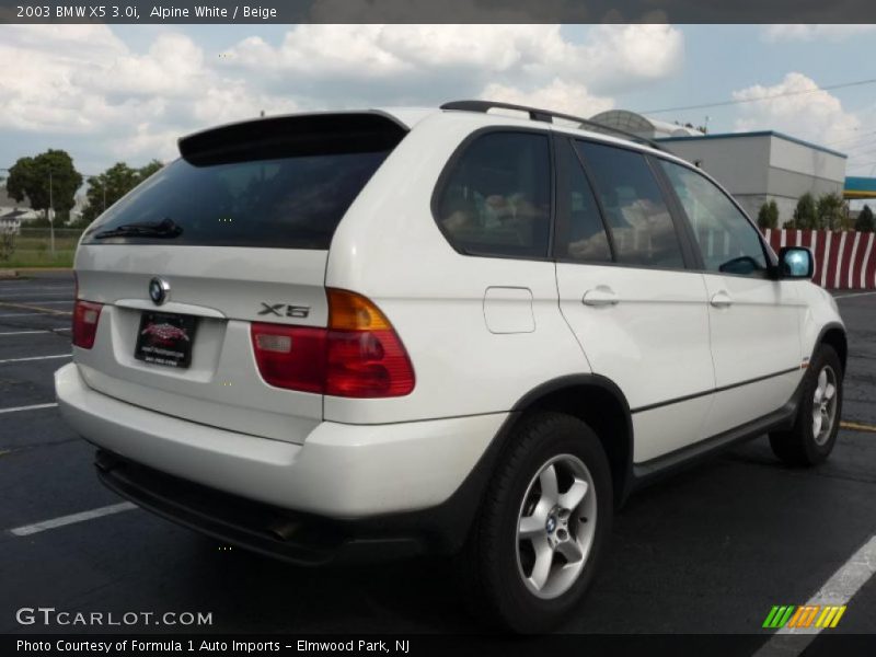 Alpine White / Beige 2003 BMW X5 3.0i