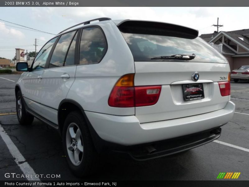 Alpine White / Beige 2003 BMW X5 3.0i