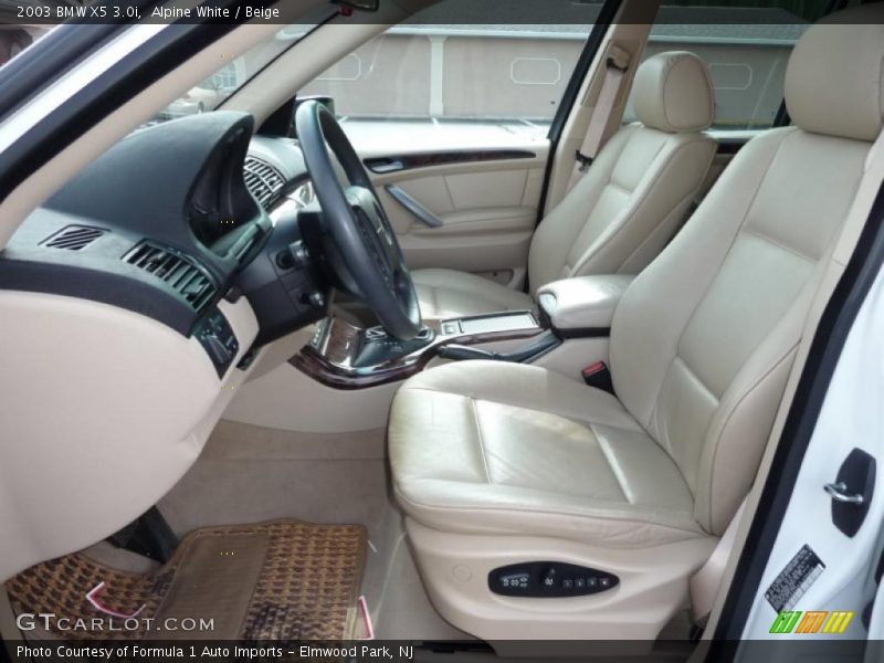 Alpine White / Beige 2003 BMW X5 3.0i