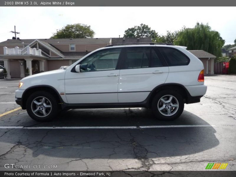 Alpine White / Beige 2003 BMW X5 3.0i