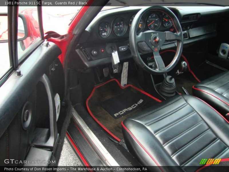  1981 911 SC Targa Black Interior