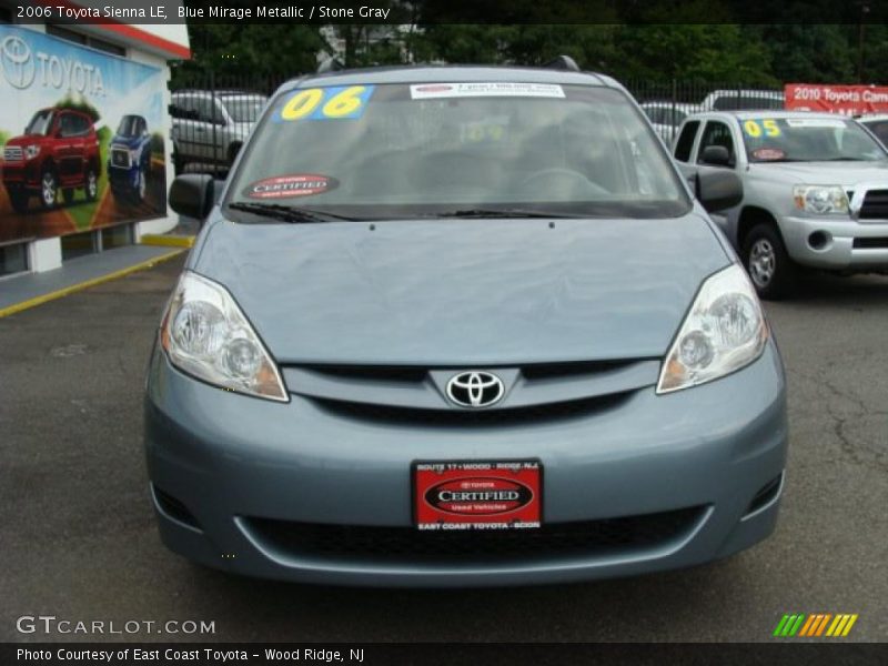 Blue Mirage Metallic / Stone Gray 2006 Toyota Sienna LE