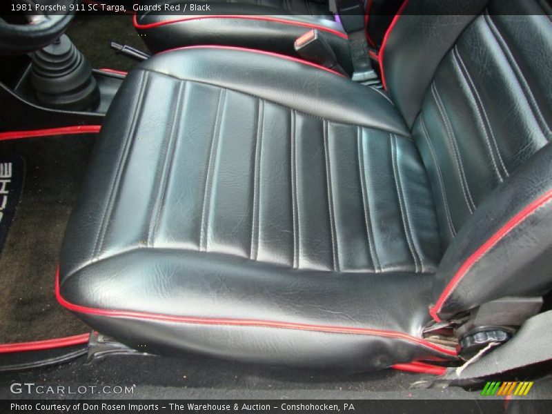 Guards Red / Black 1981 Porsche 911 SC Targa