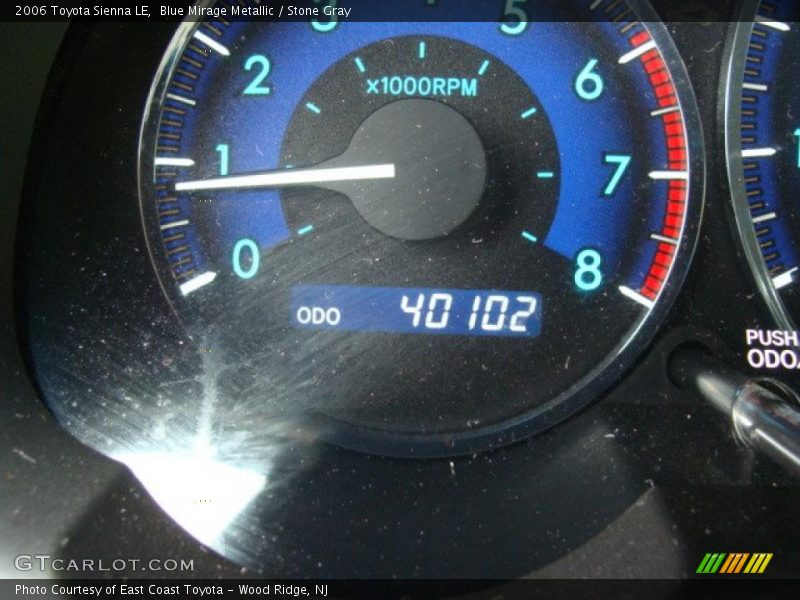 Blue Mirage Metallic / Stone Gray 2006 Toyota Sienna LE