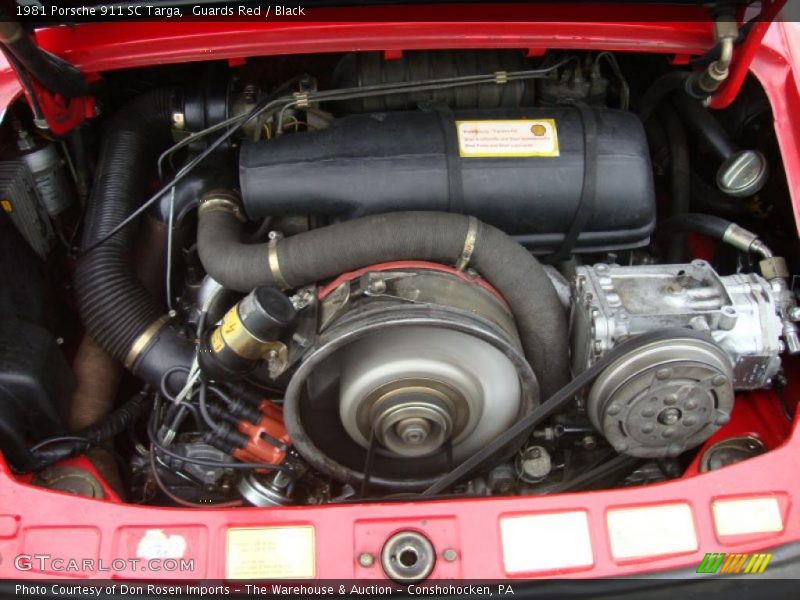  1981 911 SC Targa Engine - 3.0 Liter SOHC 12V Flat 6 Cylinder
