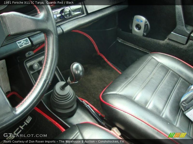  1981 911 SC Targa Black Interior