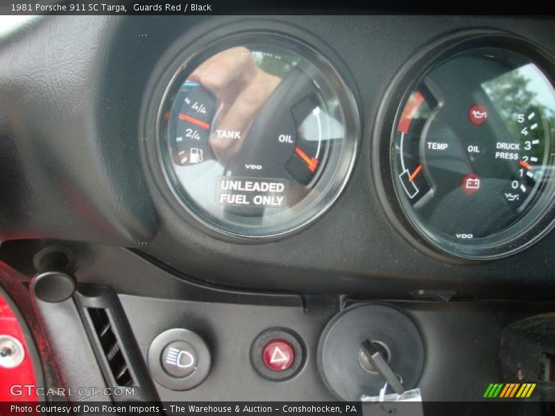  1981 911 SC Targa SC Targa Gauges