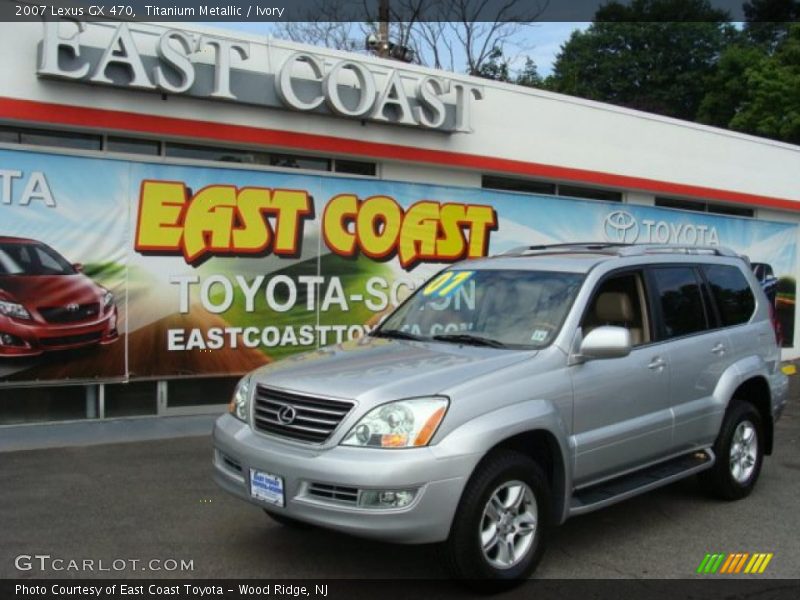 Titanium Metallic / Ivory 2007 Lexus GX 470