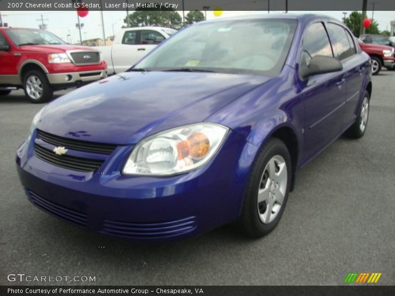 Laser Blue Metallic / Gray 2007 Chevrolet Cobalt LS Sedan