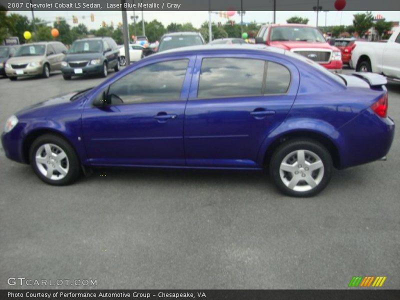 Laser Blue Metallic / Gray 2007 Chevrolet Cobalt LS Sedan