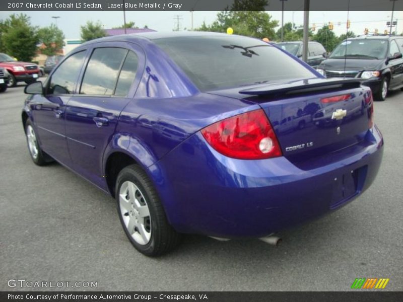 Laser Blue Metallic / Gray 2007 Chevrolet Cobalt LS Sedan