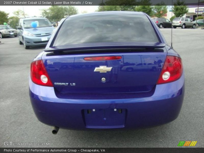 Laser Blue Metallic / Gray 2007 Chevrolet Cobalt LS Sedan
