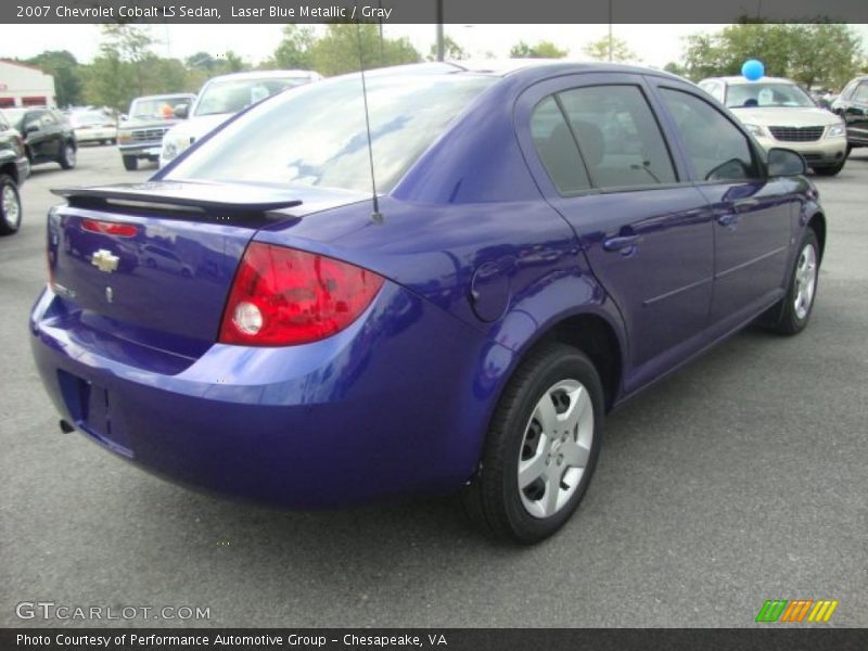 Laser Blue Metallic / Gray 2007 Chevrolet Cobalt LS Sedan