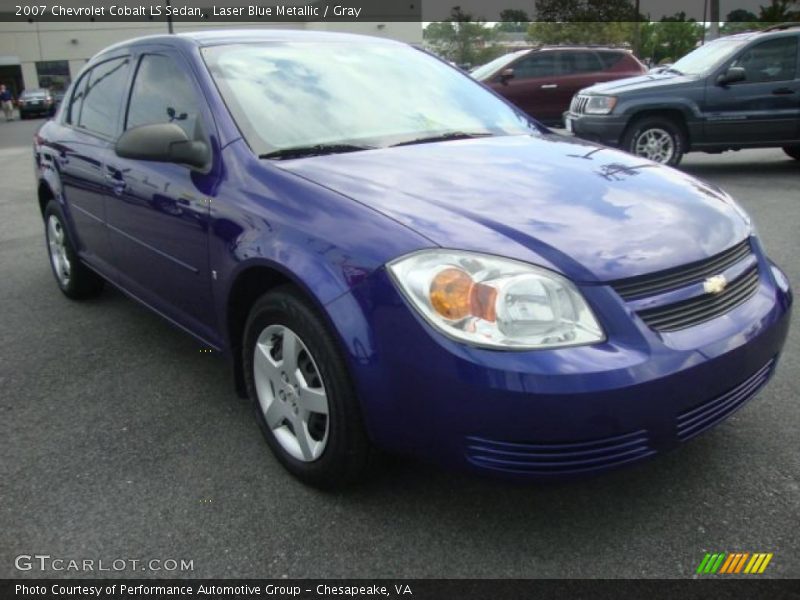 Laser Blue Metallic / Gray 2007 Chevrolet Cobalt LS Sedan