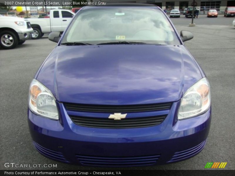 Laser Blue Metallic / Gray 2007 Chevrolet Cobalt LS Sedan