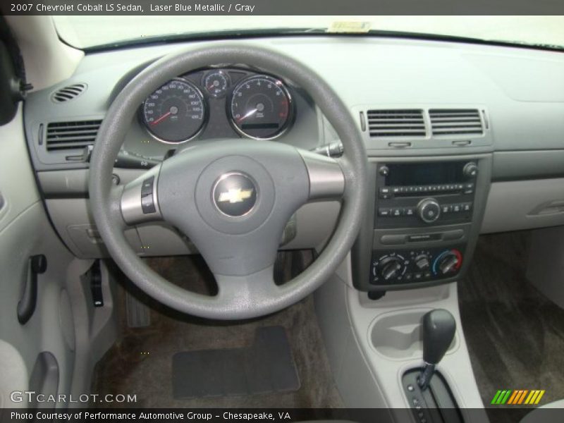 Laser Blue Metallic / Gray 2007 Chevrolet Cobalt LS Sedan