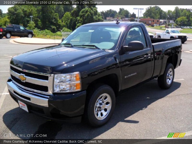 Black / Dark Titanium 2010 Chevrolet Silverado 1500 LS Regular Cab