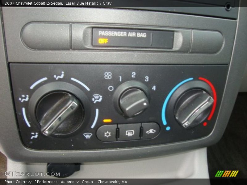 Laser Blue Metallic / Gray 2007 Chevrolet Cobalt LS Sedan