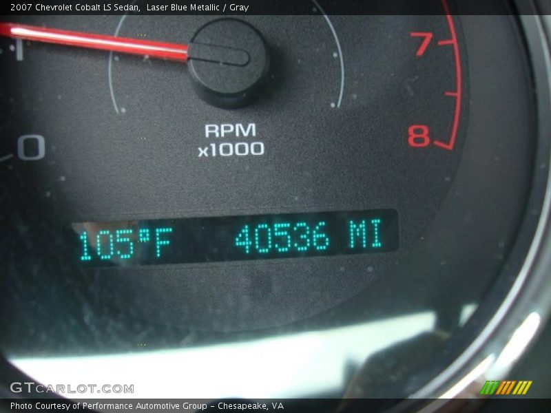 Laser Blue Metallic / Gray 2007 Chevrolet Cobalt LS Sedan