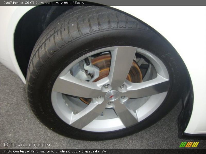 Ivory White / Ebony 2007 Pontiac G6 GT Convertible