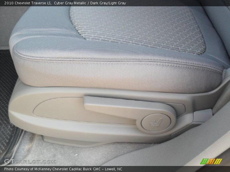 Cyber Gray Metallic / Dark Gray/Light Gray 2010 Chevrolet Traverse LS
