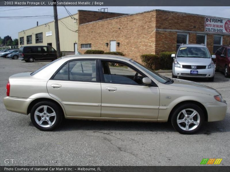 Light Sandalwood Metallic / Beige 2003 Mazda Protege LX