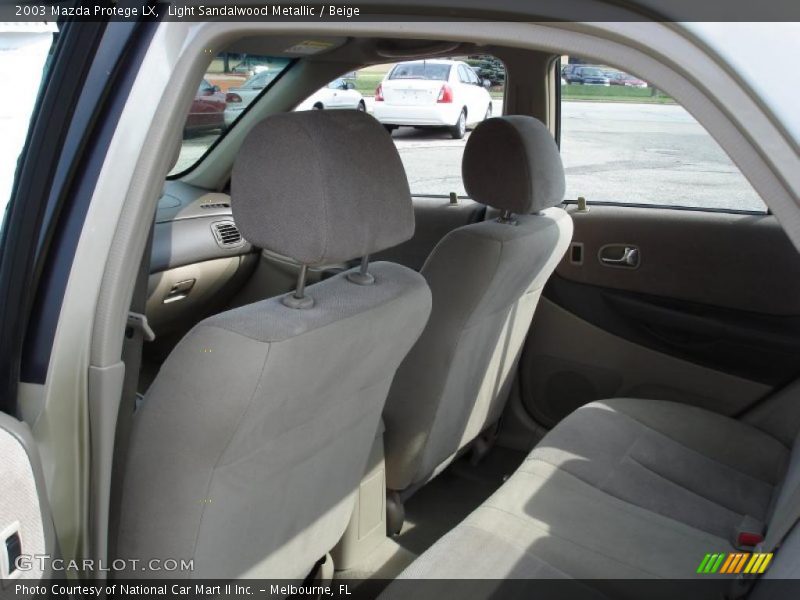 Light Sandalwood Metallic / Beige 2003 Mazda Protege LX