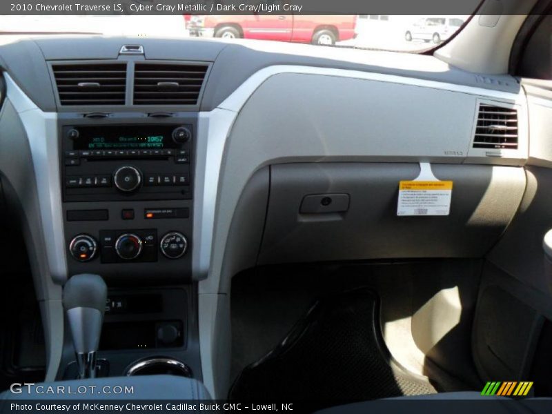 Cyber Gray Metallic / Dark Gray/Light Gray 2010 Chevrolet Traverse LS