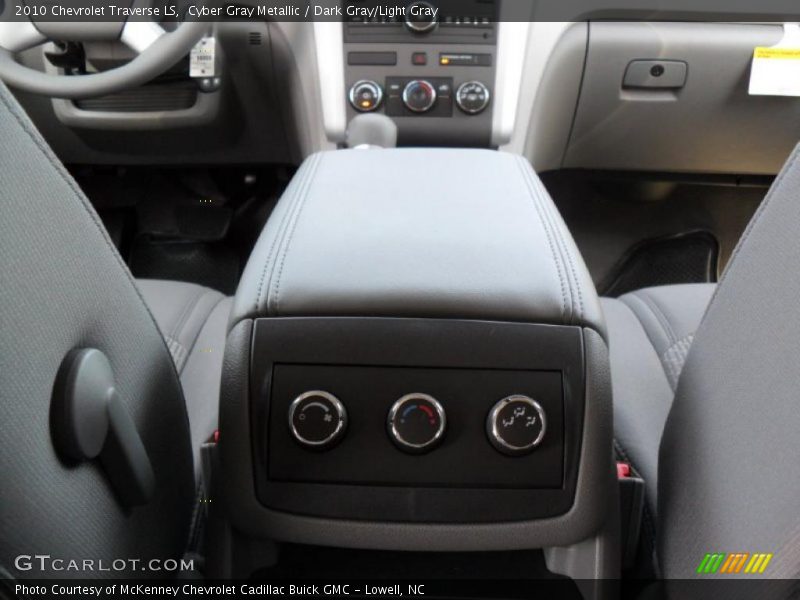 Cyber Gray Metallic / Dark Gray/Light Gray 2010 Chevrolet Traverse LS