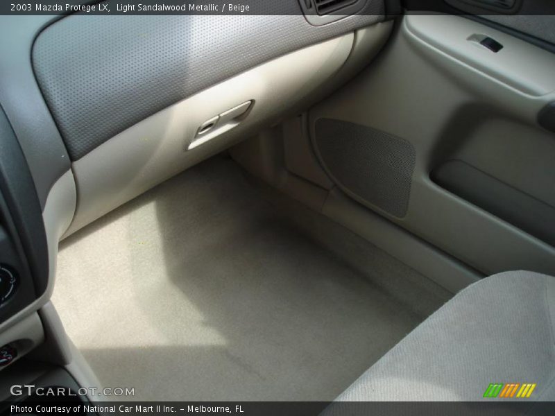 Light Sandalwood Metallic / Beige 2003 Mazda Protege LX