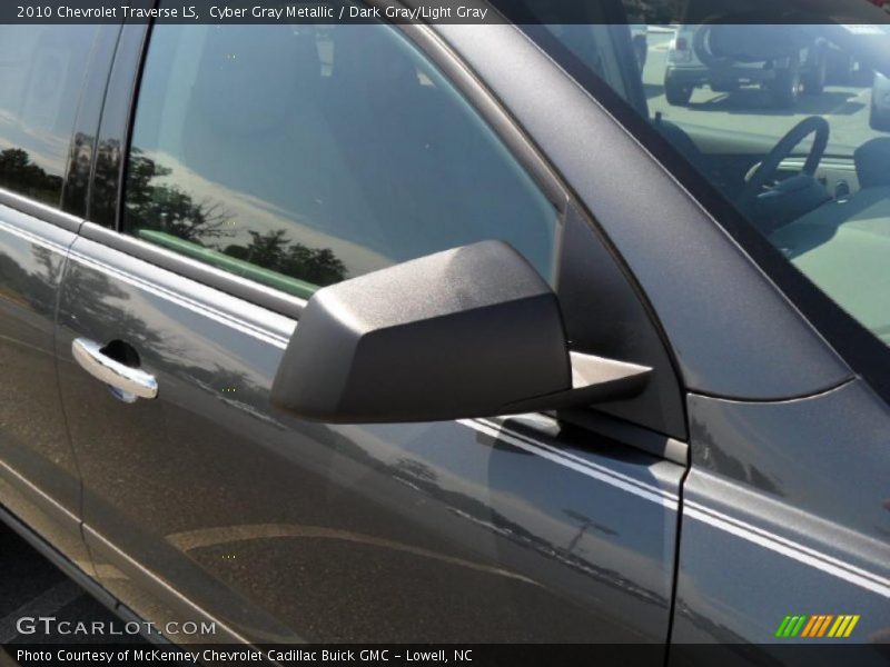 Cyber Gray Metallic / Dark Gray/Light Gray 2010 Chevrolet Traverse LS