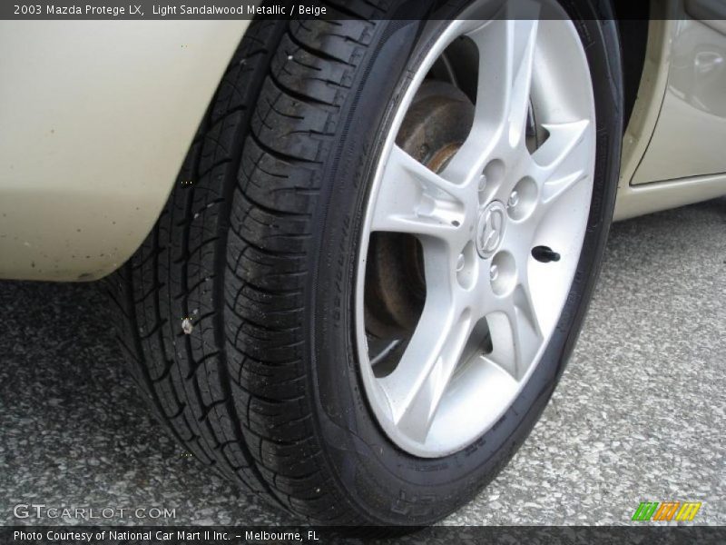Light Sandalwood Metallic / Beige 2003 Mazda Protege LX