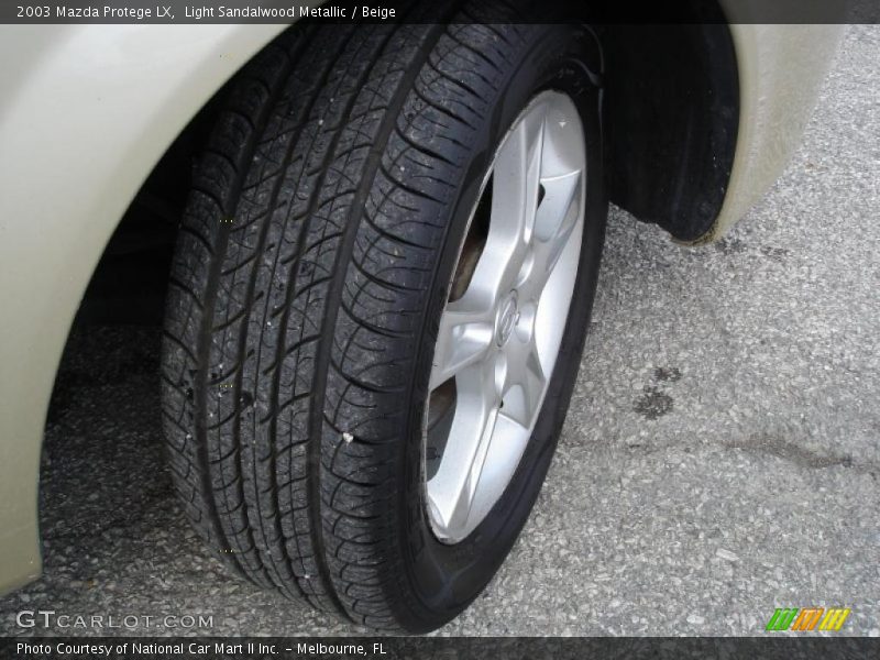 Light Sandalwood Metallic / Beige 2003 Mazda Protege LX