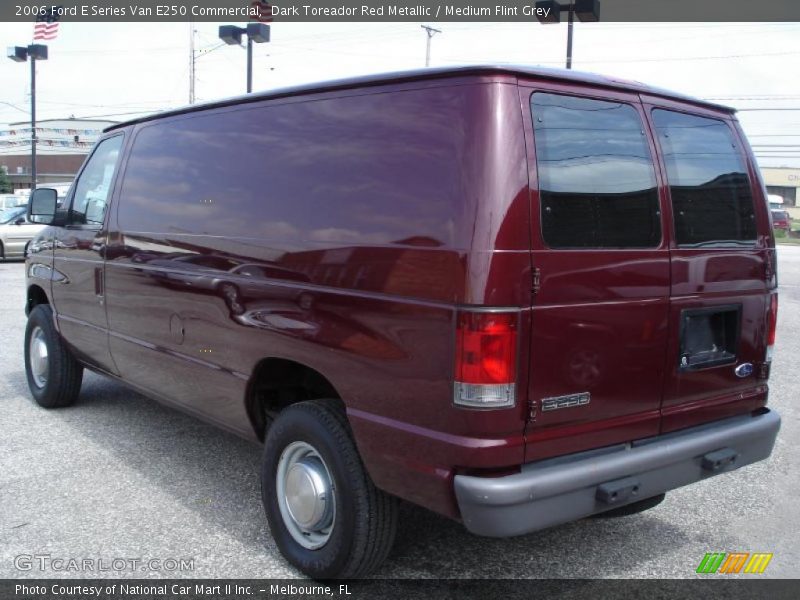 Dark Toreador Red Metallic / Medium Flint Grey 2006 Ford E Series Van E250 Commercial