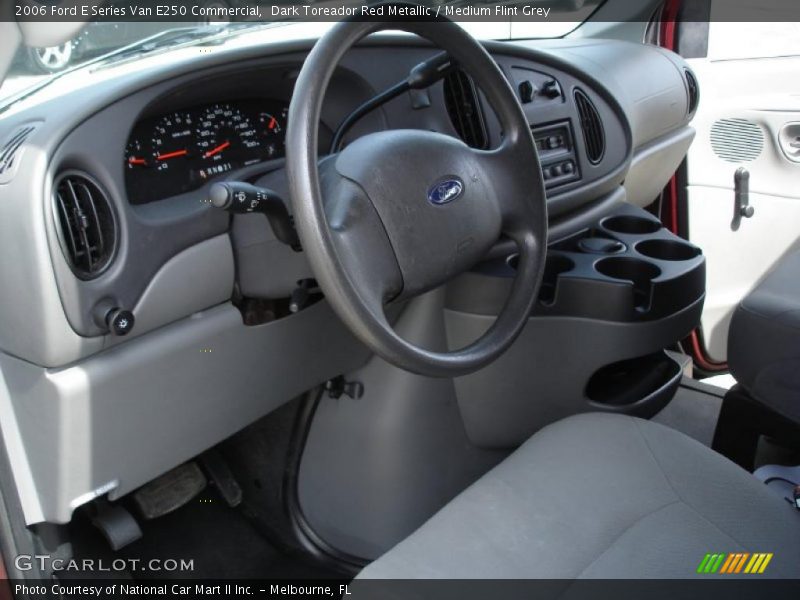 Dark Toreador Red Metallic / Medium Flint Grey 2006 Ford E Series Van E250 Commercial