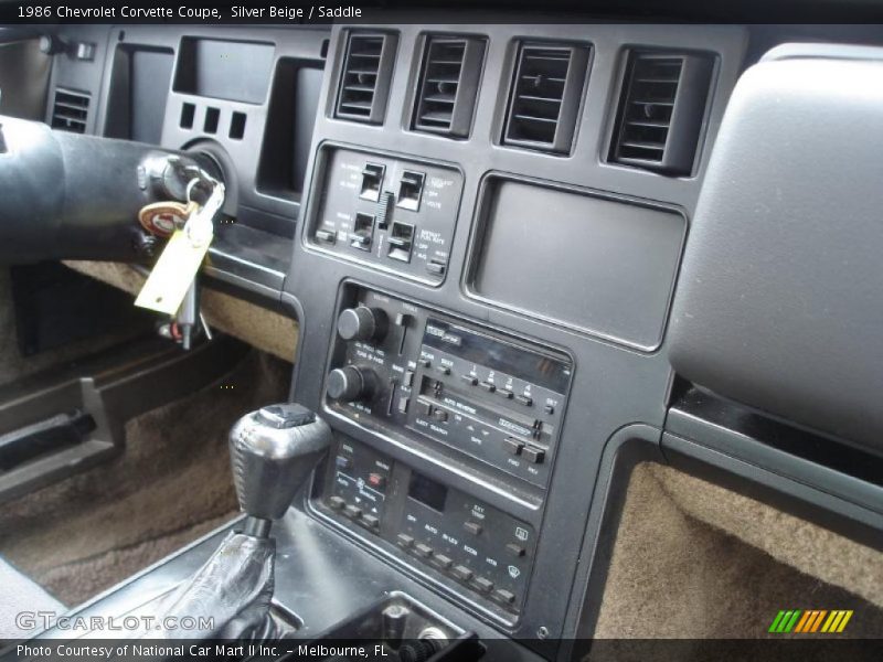 Silver Beige / Saddle 1986 Chevrolet Corvette Coupe