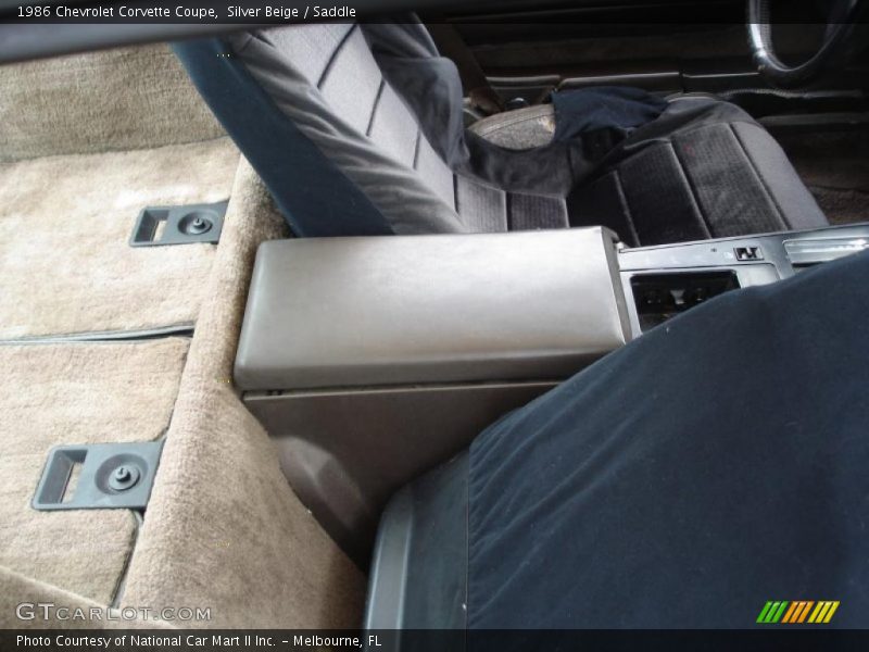 Silver Beige / Saddle 1986 Chevrolet Corvette Coupe