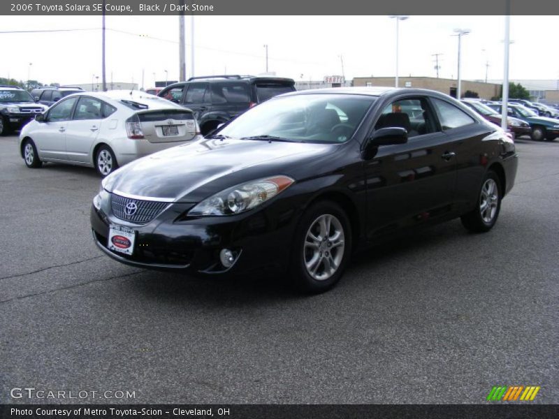 Black / Dark Stone 2006 Toyota Solara SE Coupe