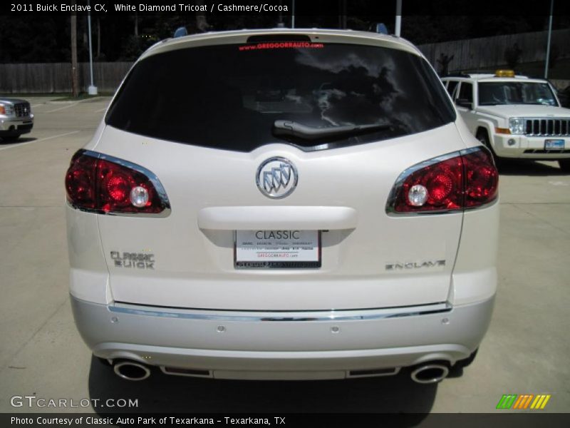 White Diamond Tricoat / Cashmere/Cocoa 2011 Buick Enclave CX