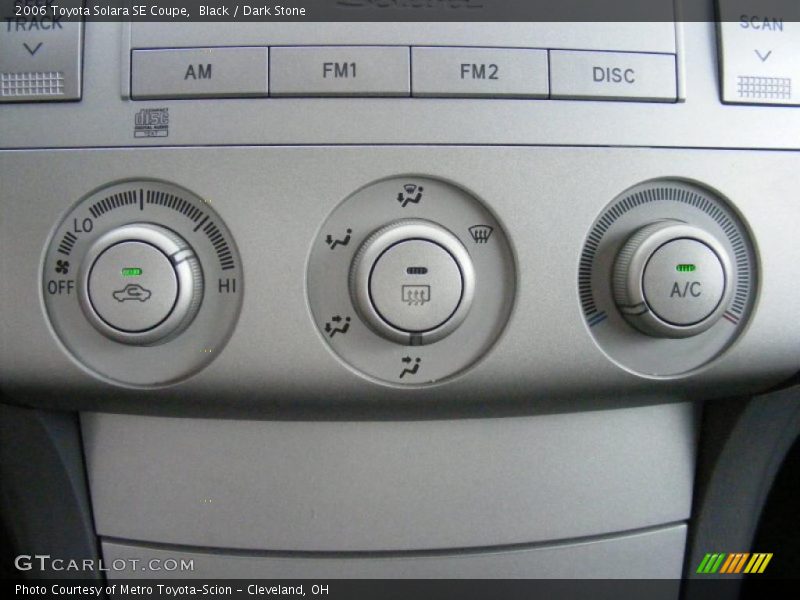Black / Dark Stone 2006 Toyota Solara SE Coupe