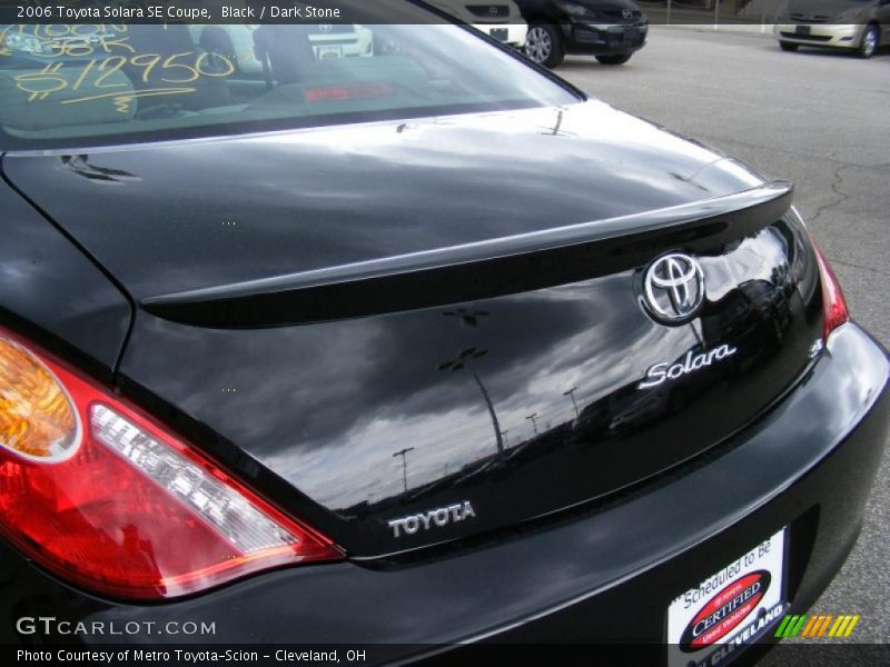 Black / Dark Stone 2006 Toyota Solara SE Coupe