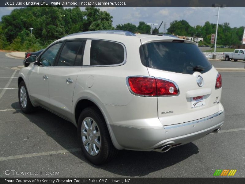 White Diamond Tricoat / Cashmere/Cocoa 2011 Buick Enclave CXL