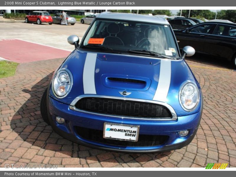 Lightning Blue Metallic / Lounge Carbon Black 2008 Mini Cooper S Clubman