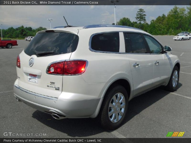 White Diamond Tricoat / Cashmere/Cocoa 2011 Buick Enclave CXL