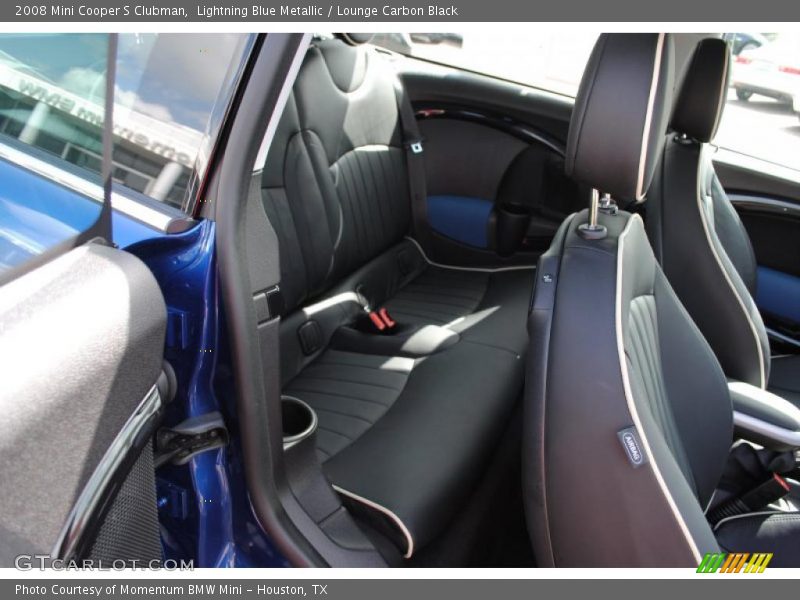 Lightning Blue Metallic / Lounge Carbon Black 2008 Mini Cooper S Clubman
