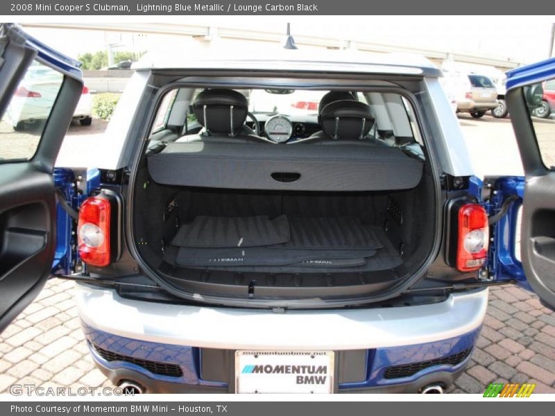 Lightning Blue Metallic / Lounge Carbon Black 2008 Mini Cooper S Clubman